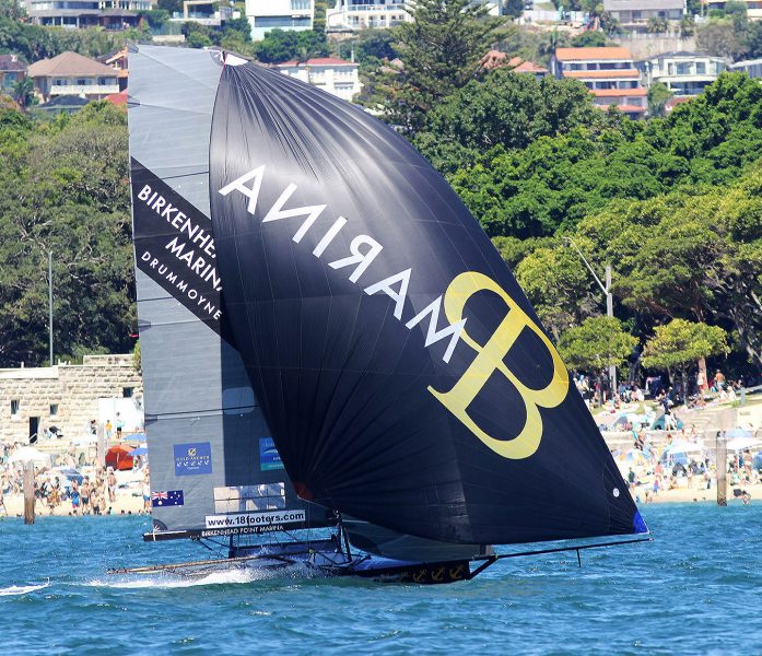 Birkenhead Point Marina was in second p_ace on the first spinnaker run during Race 5 of the NSW Championship