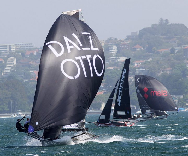 Dal Zotto's team had two good performances in the strong winds on Sydney Harbour today