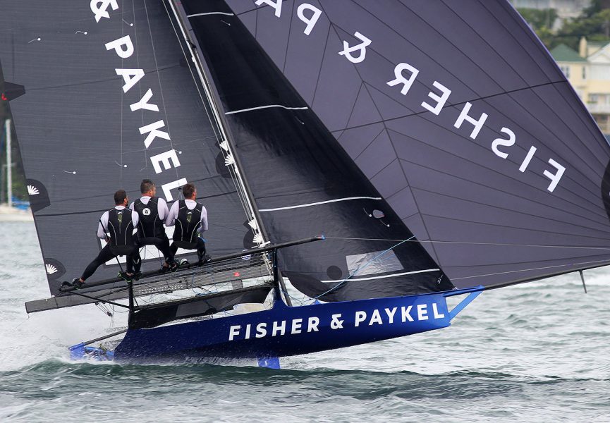 Fisher & Paykel's crew ride a southerly wind during the 2021-22 NSW Championship