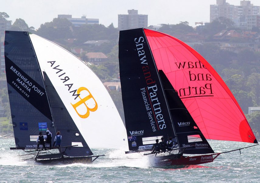 High speed spinnaker run in last Sunday's 18-24 knot southerly wind on Sydney Harbour
