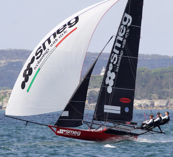 Smeg on her way to victory in Race 3