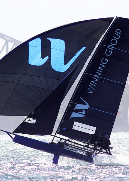 Winning Group 'flies' on Sydney Harbour