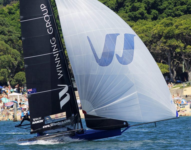 Winning Group shows her paces under spinnaker